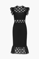 Samantha Lace Trumpet Bottom Midi Dress