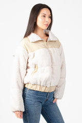 Fluffy Clouds Teddy Puffer Jacket