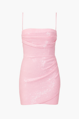 Jazzy Bustier Sequin Mini Dress