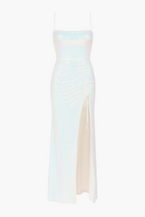 Wren Sequin Iridescent Maxi Dress