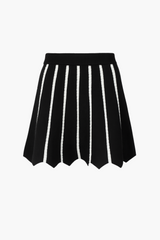 Elsie Striped Knit Mini Skirt