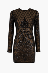 Florence Open Back Sequin Mini Dress