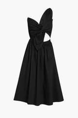 Odette Knot Twist Midi Dress
