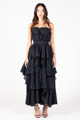 Margaret Ruffle Tiered Maxi Dress