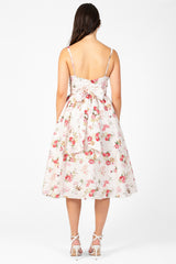 Amelina Floral Midi Dress
