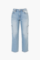 Just Black Denim Cargo Straight Leg Jeans