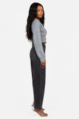 Just Black Denim Relaxed Vintage Straight Jeans