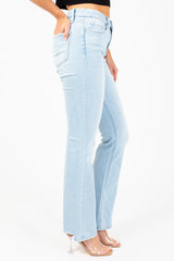 Flying Monkey® Seamless Raw Hem Bootcut Jean