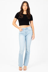 Flying Monkey® Seamless Raw Hem Bootcut Jean