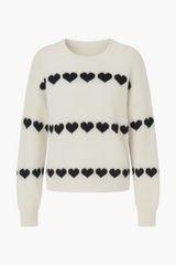 Lilliana Heart Knit Sweater