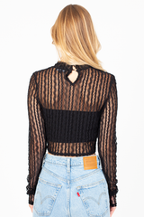 Seren Lace Mesh Blouse