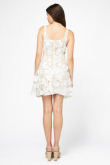 Forever Floral Embellished Mini Dress