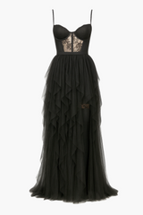 Miley Tulle Lace Maxi Dress