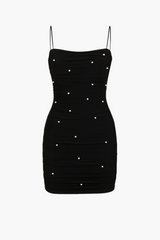 Remi Pearl Embellished Mini Dress