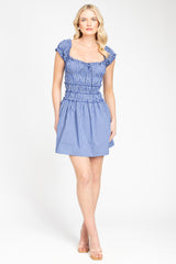 Sadie Ruched Mini Dress