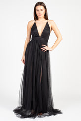 Sandy Tulle Maxi Dress