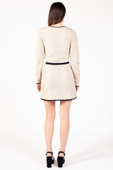 Isabelle Jeweled Bow Mini Skirt