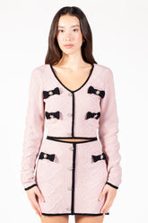 Noelle Jeweled Bow Sweater