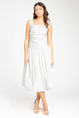 Clarabelle Bubble Hem Midi Dress
