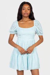 Lulu Embroidered Mini Dress