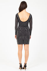 Roxie Rhinestone Bodycon Dress