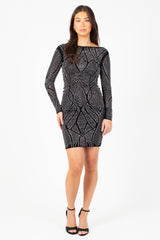 Roxie Rhinestone Bodycon Dress