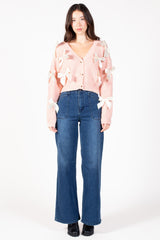 Helena Bow Knit Cardigan