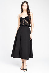 Amelie Lace Ruffle Corset