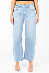 Flying Monkey® High Waisted Wide Barrel Jean