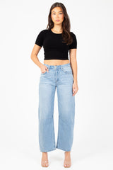 Flying Monkey® High Waisted Wide Barrel Jean