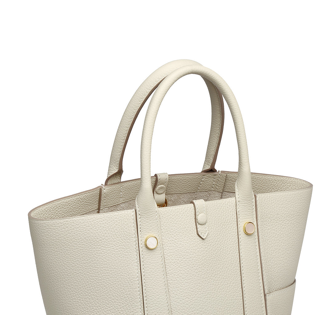 Handmade Leather Tote Bag - Large Size