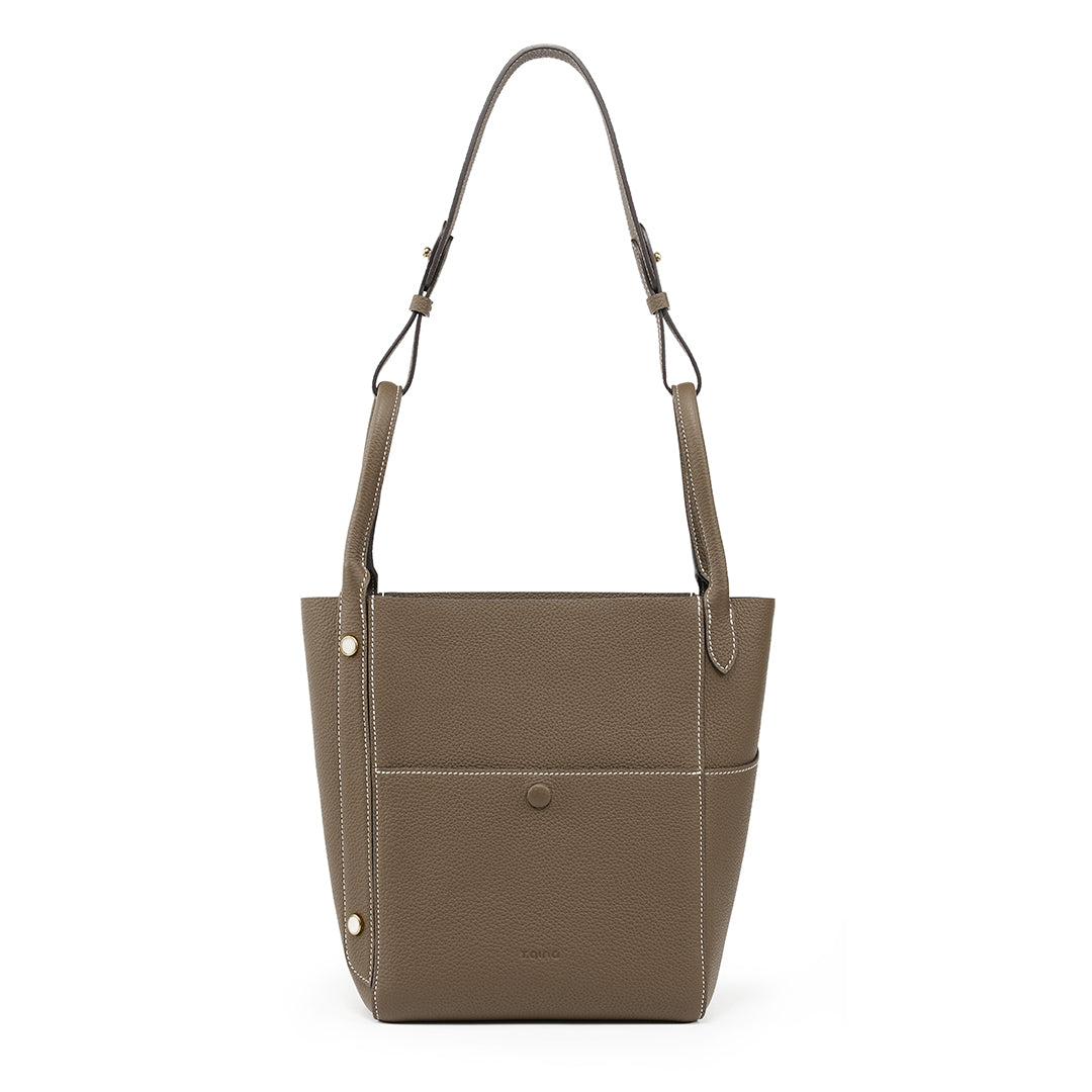 Handmade Leather Tote Bag - Large Size