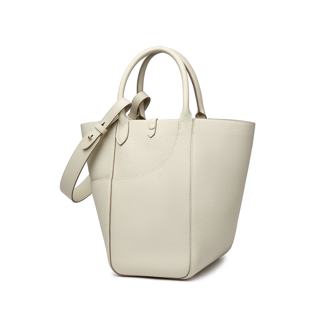 Handmade Leather Tote Bag - Large Size