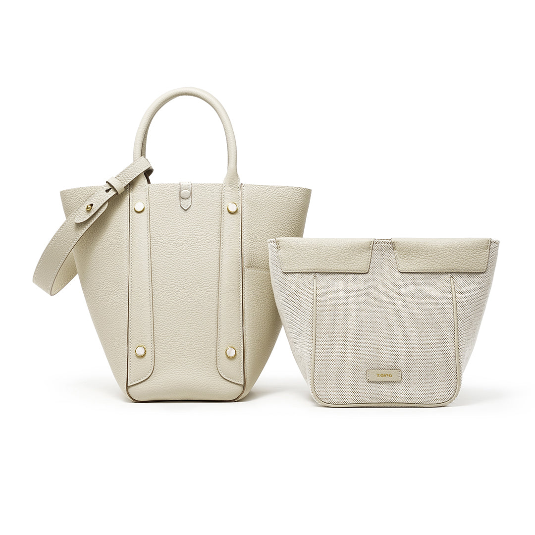 Handmade Leather Tote Bag - Large Size