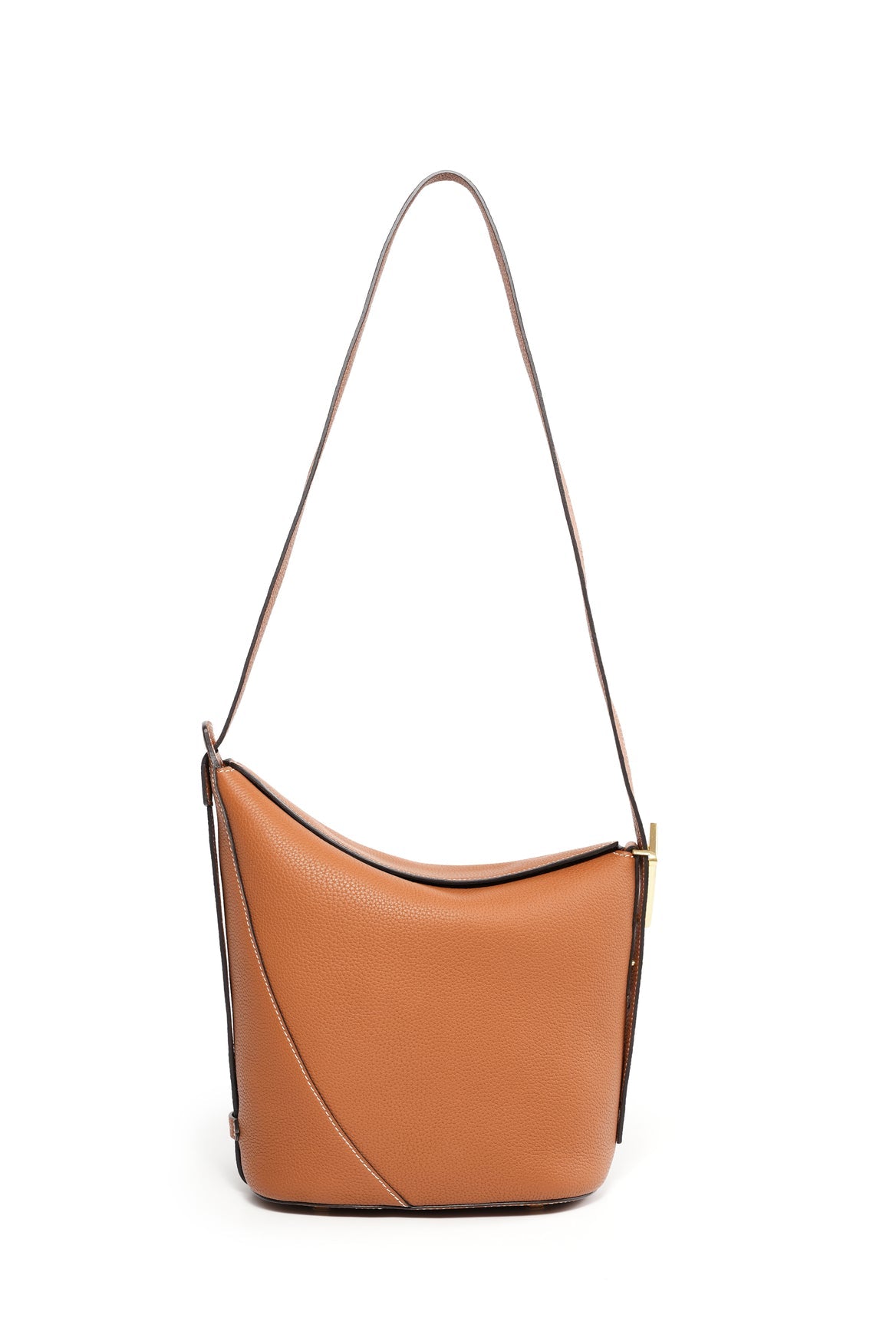 Handmade Leather Shoulder Bucket Bag