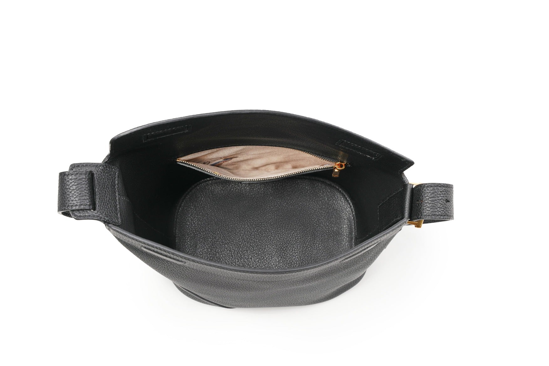 Handmade Leather Shoulder Bucket Bag