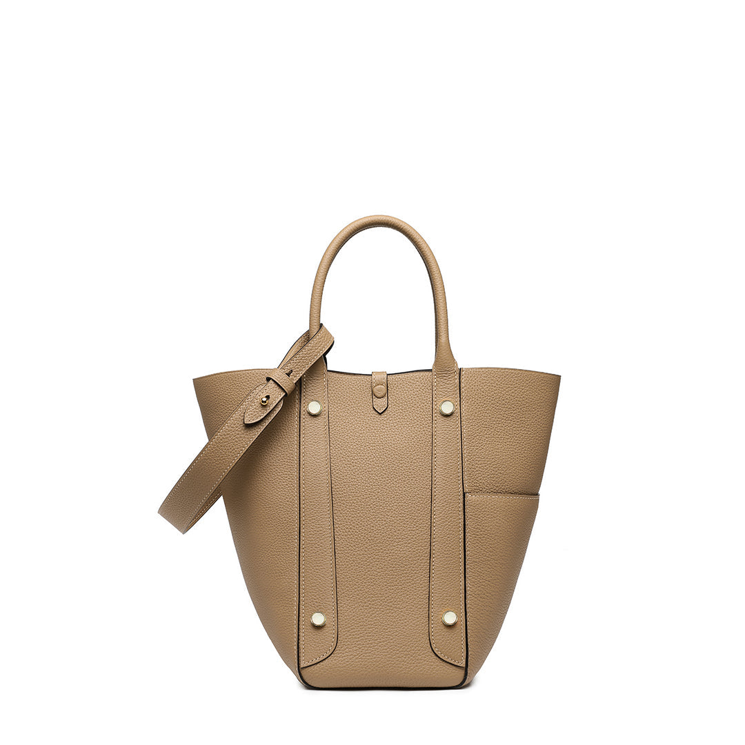 Handmade Leather Tote Bag - Large Size