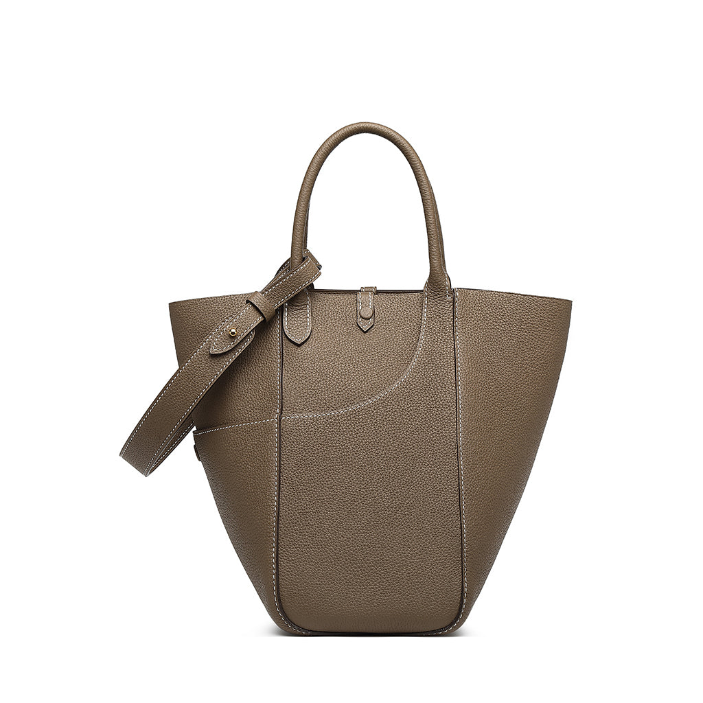 Handmade Leather Tote Bag - Large Size