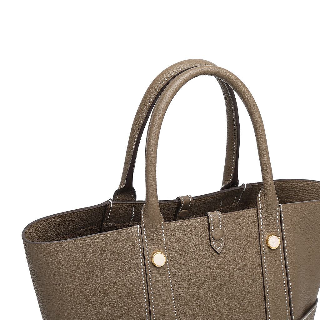 Handmade Leather Tote Bag - Large Size