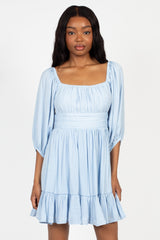 Celeste Bow Tie Back Mini Dress