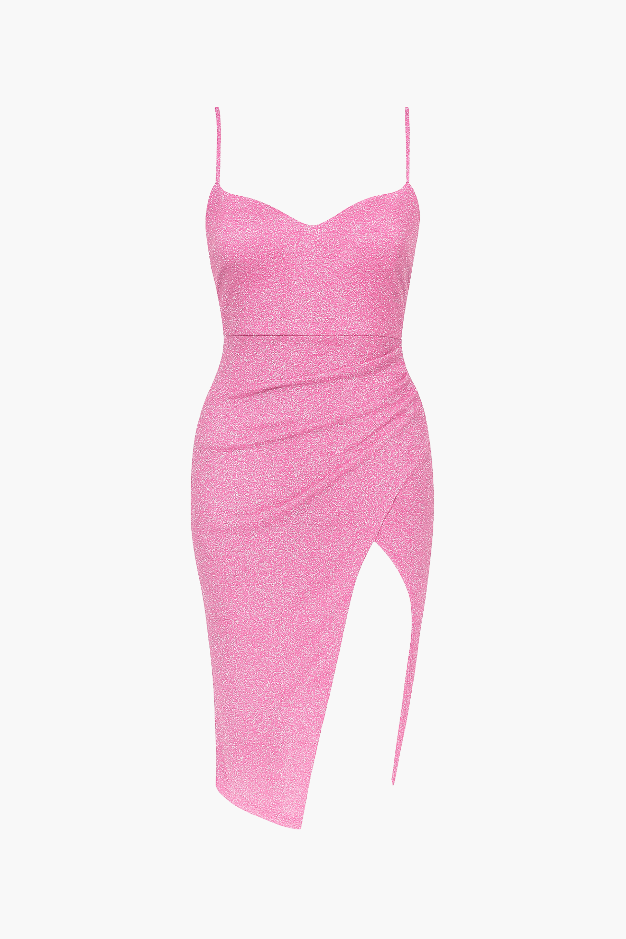 Tinsley Tulip Hem Shimmer Midi Dress