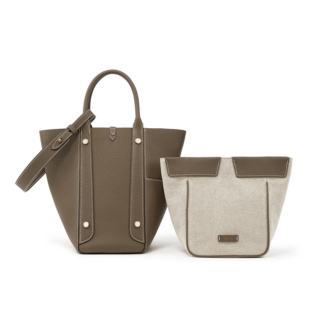 Handmade Leather Tote Bag - Large Size