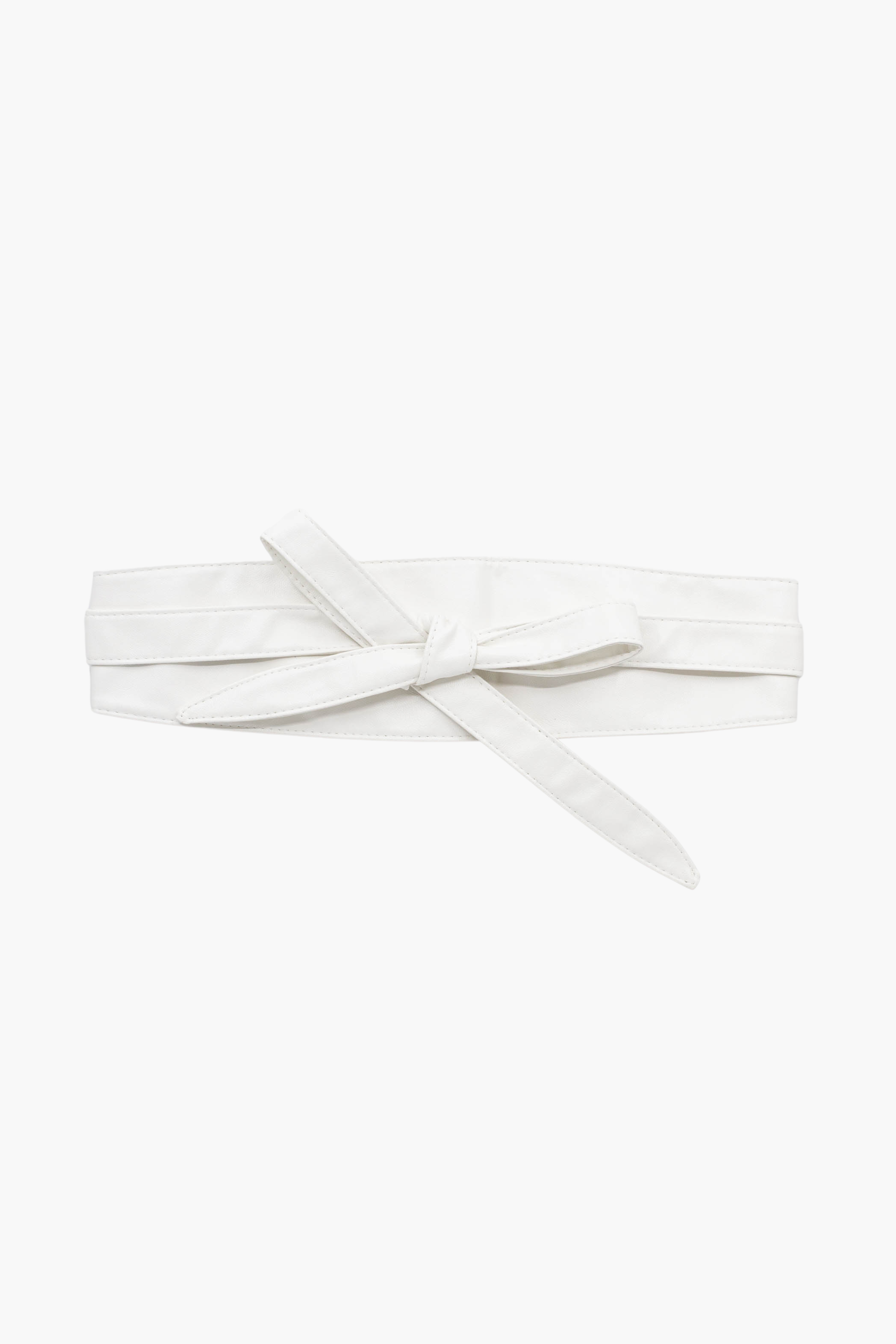 Vegan Leather Wrap Belt