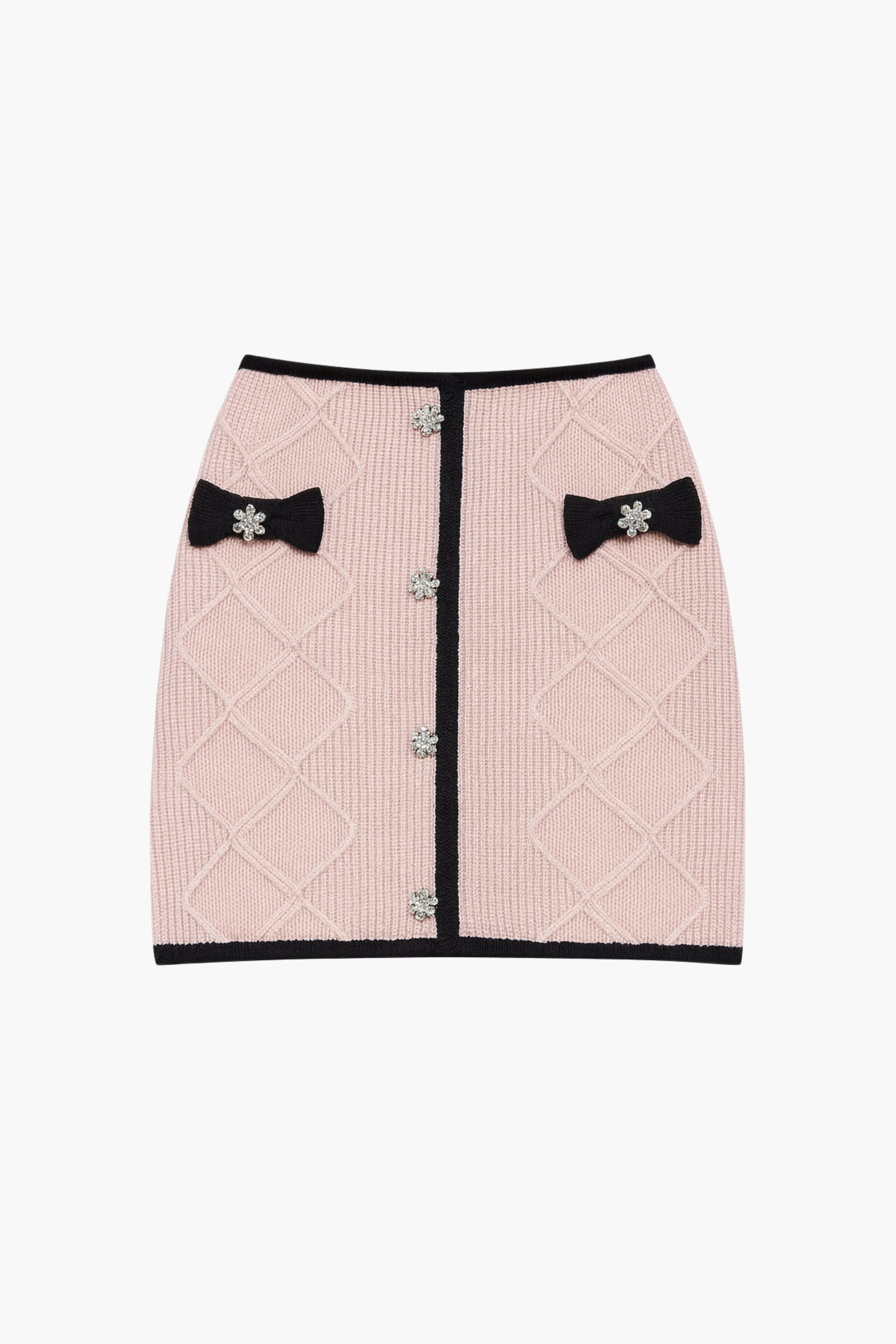 Isabelle Jeweled Bow Mini Skirt