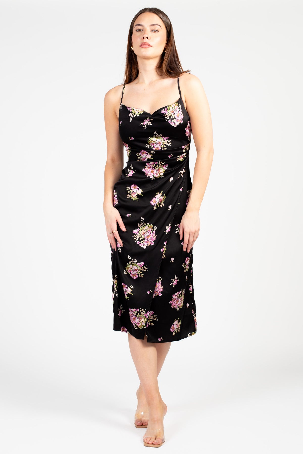 Clarisse Floral Midi Dress