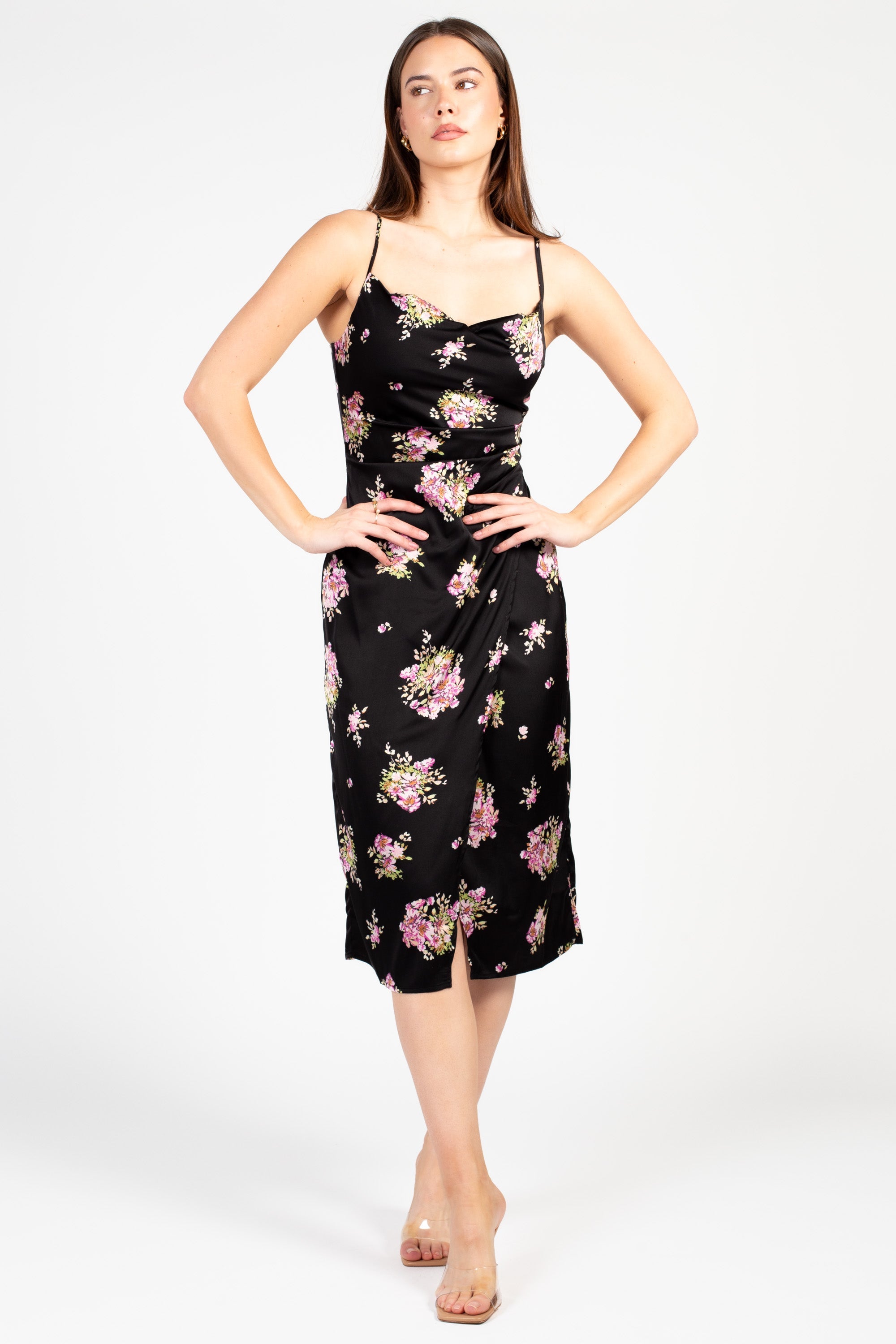 Clarisse Floral Midi Dress