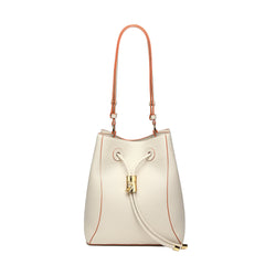 Handmade Leather Shoulder Bucket Bag