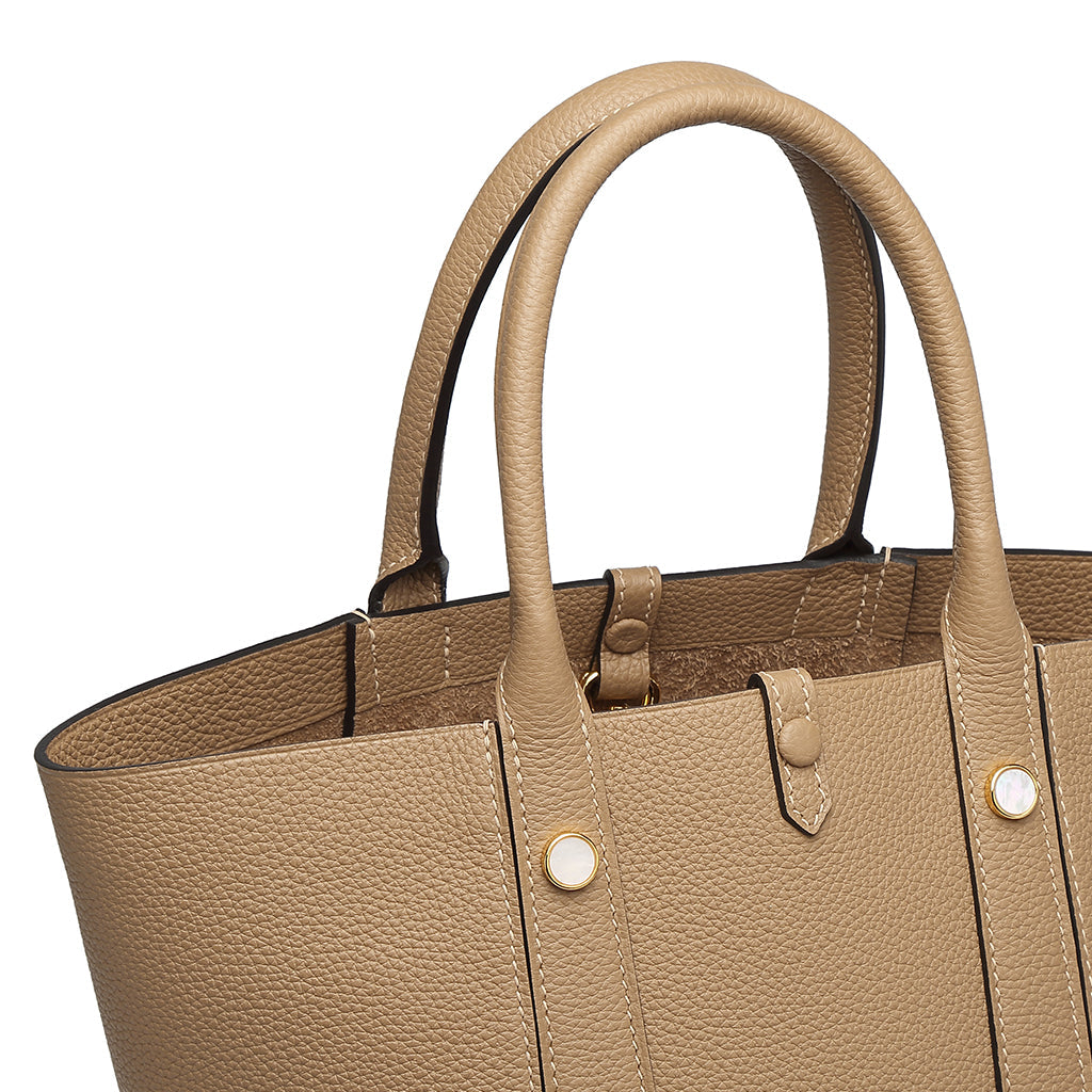 Handmade Leather Tote Bag - Large Size