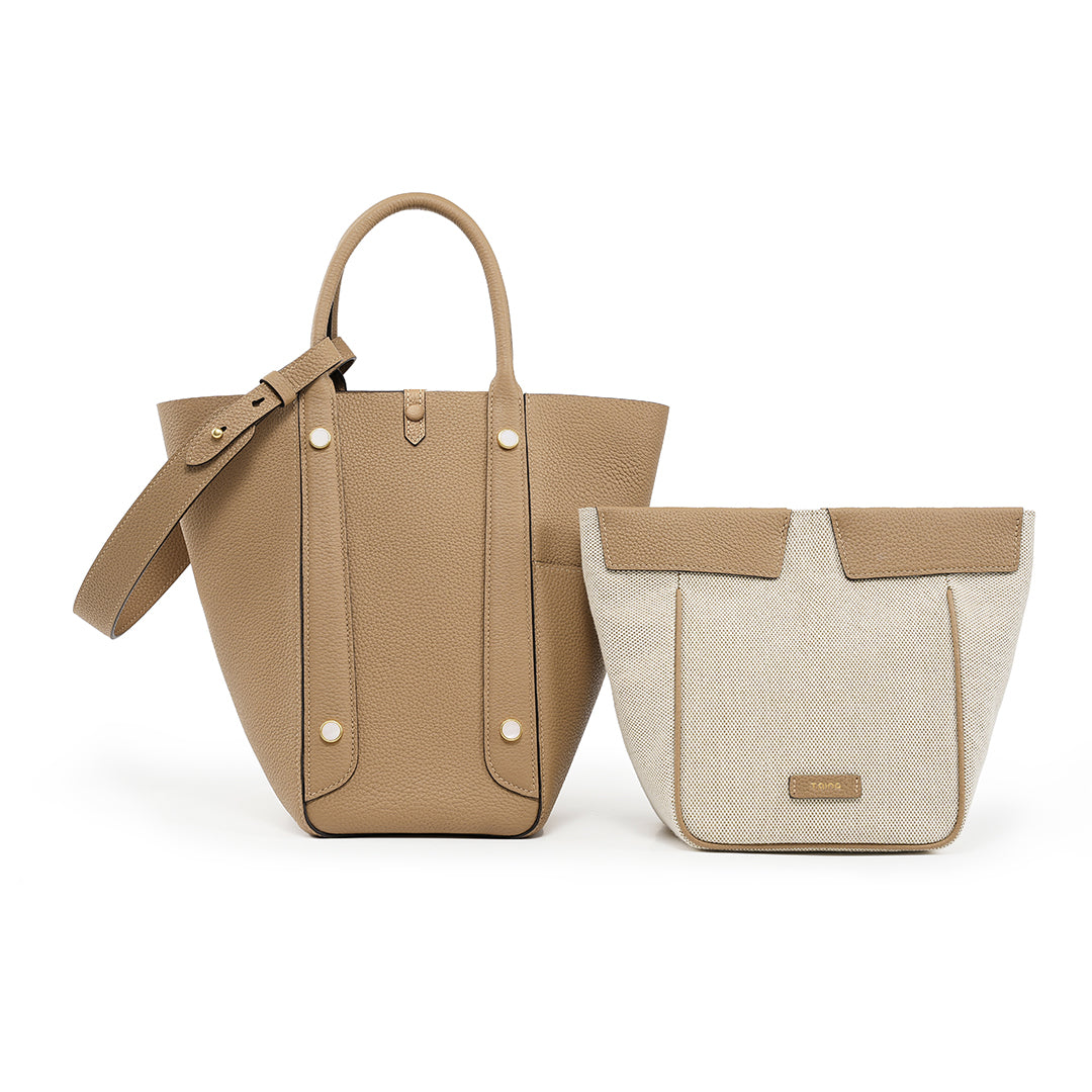 Handmade Leather Tote Bag - Large Size
