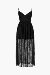 Evelina Lace Corset Maxi Dress